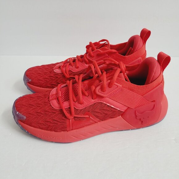 NEW Under Armour Project Rock 6 Holiday Training Shoes 3026664-600 Size 11.5 Red